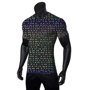 Fashion hot sale digital printing reflective sportswear fabric for cycling clothes