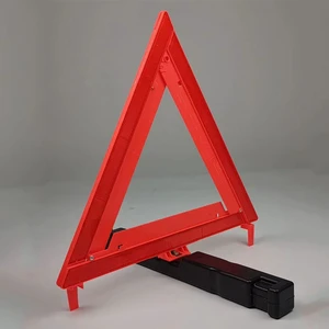 High Reflective Emergency Safety Folding Car Warning Traffic Sign Triflash Triangle First Grade Reflective Film Durable Foldable