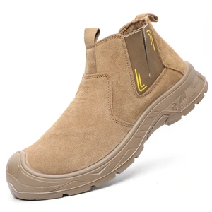 Light Weight Soft Steel Toe Breathable Labor Safety Shoes and Boots for Men Women