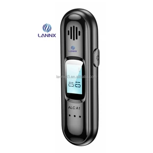 LANNX ALC A1 Manufacturer Digital Display Alcohol Tester Rechargeable Alcotester Breathalyzer Portable Alcohol Breath Tester