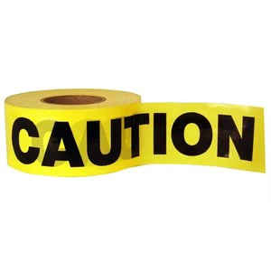 PE Warning Tape Yellow Barrier Caution Tape Construction Halloween Party