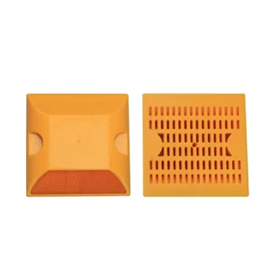 High Reflectivity Double-sided Standard White/yellow/red Reflector, cat Eye Road Stud Engineering Plastic