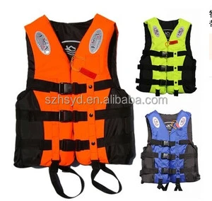 Portable Fashionable Child Adult Kayak Jacket Personalized Thin Oxford Fabric Offshore Marine Emergency Life Vest Low Price
