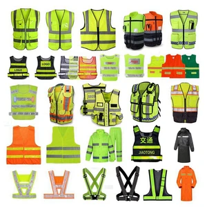 Reflective Fabric for Safety Construction Cheap Wholesale Jackets Reflective Jacket Uniform for Workers Warning Clothing