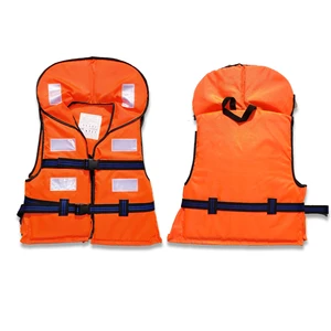 Adult Water Safety Rescue Life Jacket for Yachting Marine Use MED Certified SOLAS-Grade Reflective Polyester Oxford Fabric Large