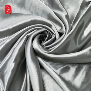 Luxury Glossy Metallic Liquid Reflective Acetic Acid Streamer Satin Fabric for Company Uniform for Business Office