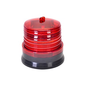 Solar LED Traffic Warning Light IP65 Waterproof Multi-Color 4-LED Beacon Emergency Flashing Customizable Flash/Constant Road