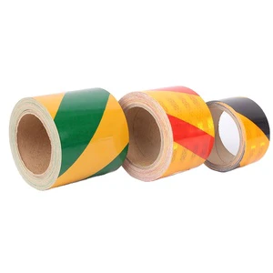 Commercial Hazard Warning Tape Permanent Adhesive Reflective Warning Tape