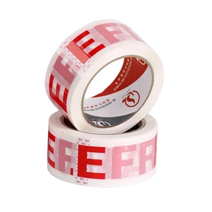 Adhesive Paper & Film Fragile Sticker Labels with Printed Logo Working Safe Sign Advertisement Tape Warning Tape