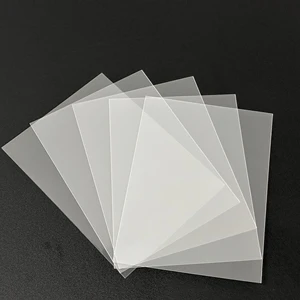 20C Flat-Mouth Small Card Protective Film CPP High-Transparency Sleeve (66x91mm) For Idol Cards Photo Protection