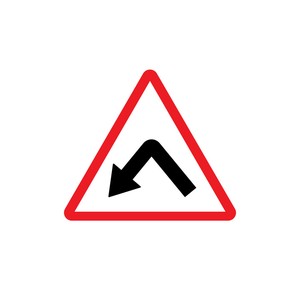 OEM Swerve Traffic Signal Traffic Sign Road Safety Warning Board Reflective Metal Sign