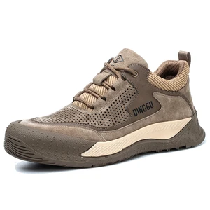 Labor Insurance Shoes Men's Anti-smashing Anti-piercing Steel Head Wear-resistant Non-slip Safety protection Work Shoes