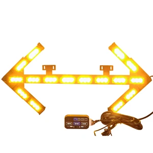 Durable LED Traffic Arrow Lights 5mm Amber/White Leds IP 65 Flash Road Signal 12 Months Warranty Durable