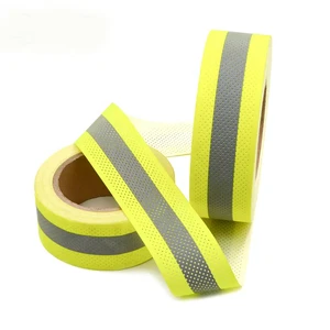 B3205-D1 100% Cotton Perforated Flame Retardant Reflective Warning Fabric