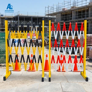 Fiberglass Retractable Durable Telescopic Fence with Cutting Service for Traffic Safety Guardrail and Road Safety