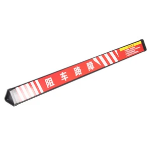 Portable Tire Stop Stick Red Blue High Visibility Plastic Roadblock Safety Protection Vehicle Blocking Security Device