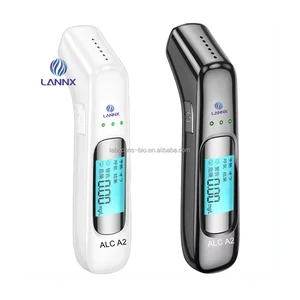 LANNX ALC A2 Fast Shipping Portable Alcohol Detector Handheld Backlight Digital Breathalyzer Analyzer Air Blowing Alcohol Tester