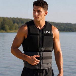 Wholesale Mens Neoprene Life Jacket Wakeboard Wake Surfing Jet Boat Water Ski Life Vest Chalecos Salvavidas Ratunkowe Meskie