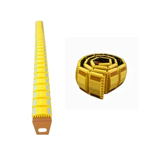 Foldable Roll up Heavy Duty Plastic Rubber Reflective Temporary Traffic Control Car Truck Vehicle Road Hump Portable Speed Bumps