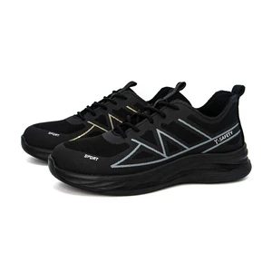 Factory New Plastic Toe Anti-Impact Puncture-Resistant Lightweight Breathable Slip-Resistant PU Sole Protective Work Shoes