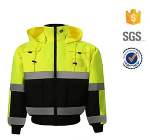 Wholesale China Designed Hi Vis Reflective Safety Clothing EN ISO 20471 Standard Level Protection Removable Sleeves Waterproof