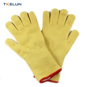 Custom Heat-resistance Knit Fireproof Double Oven Labor protection Gloves Aramid Other Industry Saftey Welding Gloves