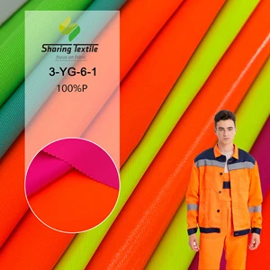 220GSM 100% Polyester Twill Waterproof Fluorescent High Visibility Reflective Fabric for Girls & Boys
