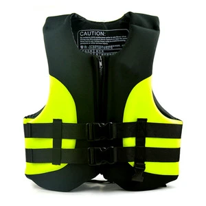 Adult Life Jacket Neoprene Personal Floating Lifesaving Rescue Life Jacket Vest