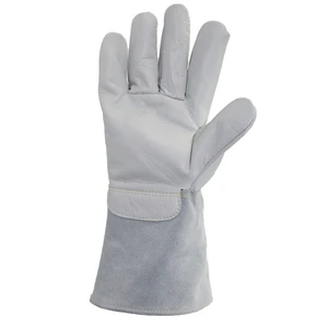 Premium Cowhide Leather Tig Welding Gloves 14-inch Breathable Anti-Slip Durable Customized Logo/Color Different Sizes