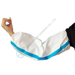 Strong Elastic Disposable Oversleeve Taped Seam Arm Sleeve Cover Protective Sleeves