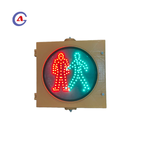 300mm IP65 LED Pedestrian Walkway Traffic Signal Red Man Green Walking Person High Brightness Solar Mains Powered Crosswalk