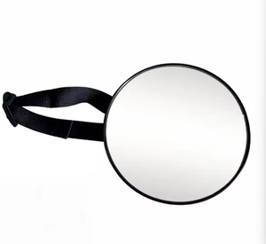 Adjustable 17cm Round Convex Black Baby Car Mirror for Rearview Blind Spot and Car Back Seat