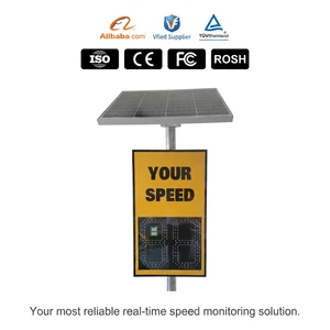 Auto Sensing Safety Warning Construction Site Heavy Duty Fast Delivery for Roadway Speed Sensor Sign Customizable