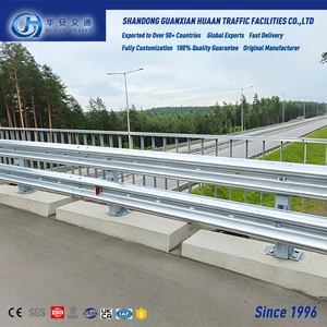 Professional Highway Guardrail System Galvanized Steel W Beam Thrie Beam Expressway Safety Traffic Crash Barrier