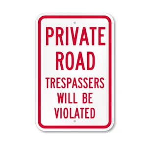 Aluminum Traffic Sign Blanks Custom Traffic Warning Sign Board Construction Road Safety Metal Traffic Signs
