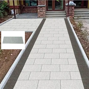 Outdoor Flamed Facade Pavers 600X300mm Anti-slip Granite Texture Paving Cube Stone Cheap Outside Tiles for Drive Way