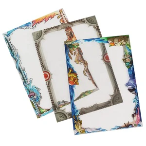 Custom Borders Clear Printed Tcg Card Sleeves Yugioh Art Card Sleeves MTG Game Card Printing Protector Sleeves