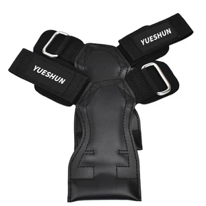 Durable Rubber Full Palm Guard Wrist Support Gym Training Power Non-Slip Hand Grips Crossfit Lifting Palm Protector for Fitness