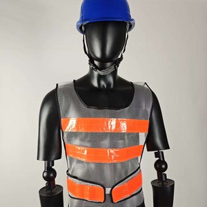 Unisex 100% Polyester Reflective High Visibility Breathable Safety Workwear