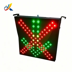 High Quality Square LED Traffic Control Sign Stop and Go LED Traffic Light