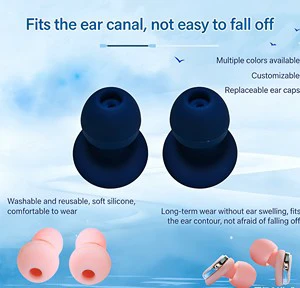 High-Fidelity Noise-Canceling Earplugs Hearing Protection Ideal for Concentration, Travel, Concerts, Parties