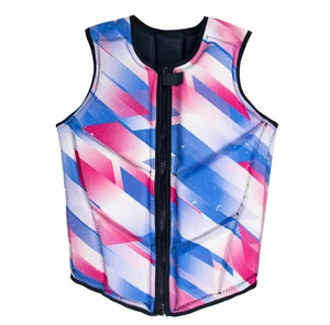 JUNHAIINS Professional Adult Anti-collision Life Jacket Vest for Motorboat Kayak Water-skiing Life Jacket Neoprene Material