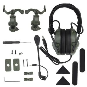 Helmet Accessories Defense Equipment Ear Hearing Protection Tactical Protective None Noise Cancelling Tws Earphones & Headphones