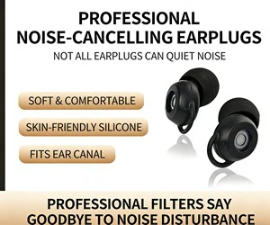 Soft Comfortable Hearing protection Silicone Earplugs with Filter for Noise Reduction,Noise Sensitivity & Flights