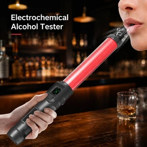 Portable Electrochemical Fuel Cell Alcohol Detector With Voice Prompt & Clear TFT Screen For Daily Inspection
