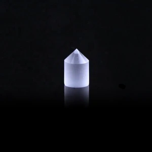 Custom-made Small BK7 Quartz Glass Plano Convex Mirror Negative Axicon Cone Prism