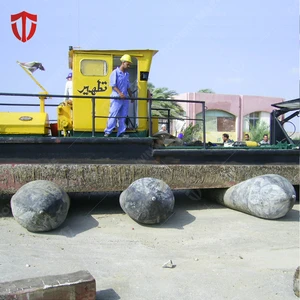 BV Certificated Floating Boat Dock Marine Pontoon Roller Inflatable Rubber Airbag For Ship Launching/ Landing