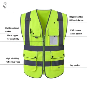 Safety Vest Reflective Safety Clothing Reflective Jackets for Traffic Security