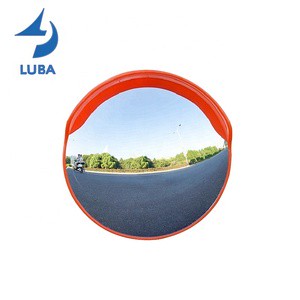 80Cm Outdoor Safety Polycarbonate Road Traffic Crossing Road Unbreakable Outdoor Convex Mirror