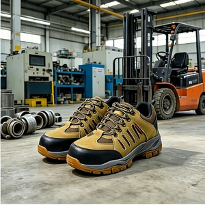 SOLID STONE Heat Resistant Welding Safety Shoes Anti-spark Impact Puncture Resistant Non-slip Protective Work Shoes for Welders